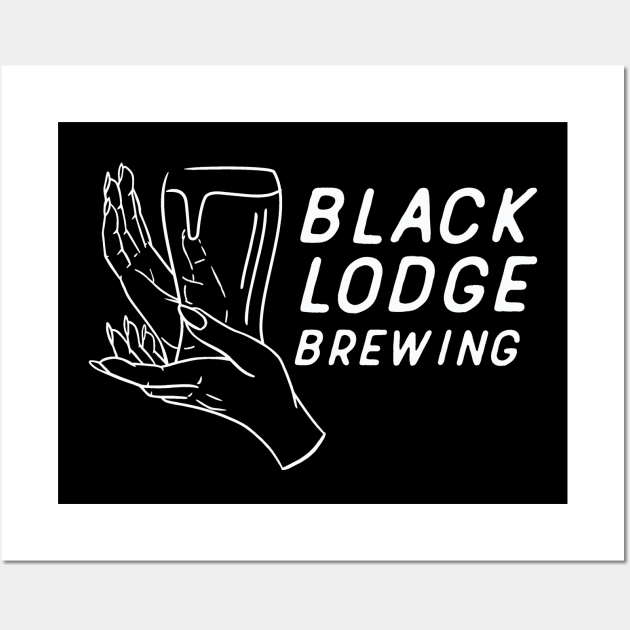 Black Lodge Pint Wall Art by Black Lodge Brewing Co.